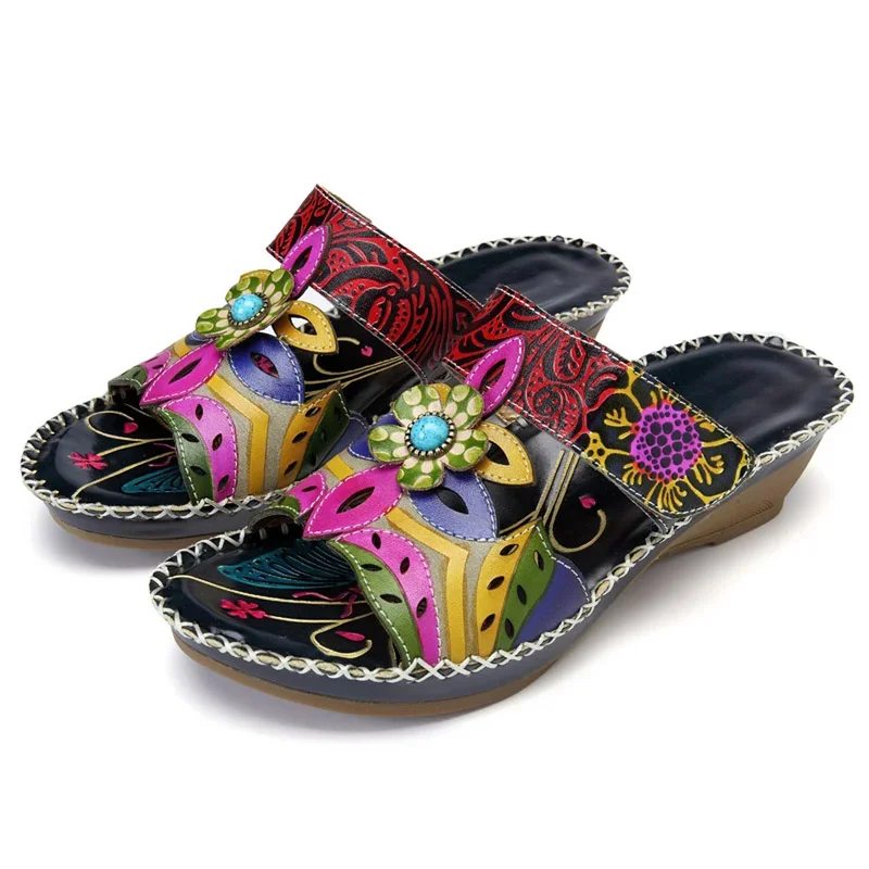 Bohemian fashion non-slip orthopedic sandals