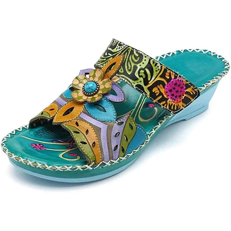 Bohemian fashion non-slip orthopedic sandals