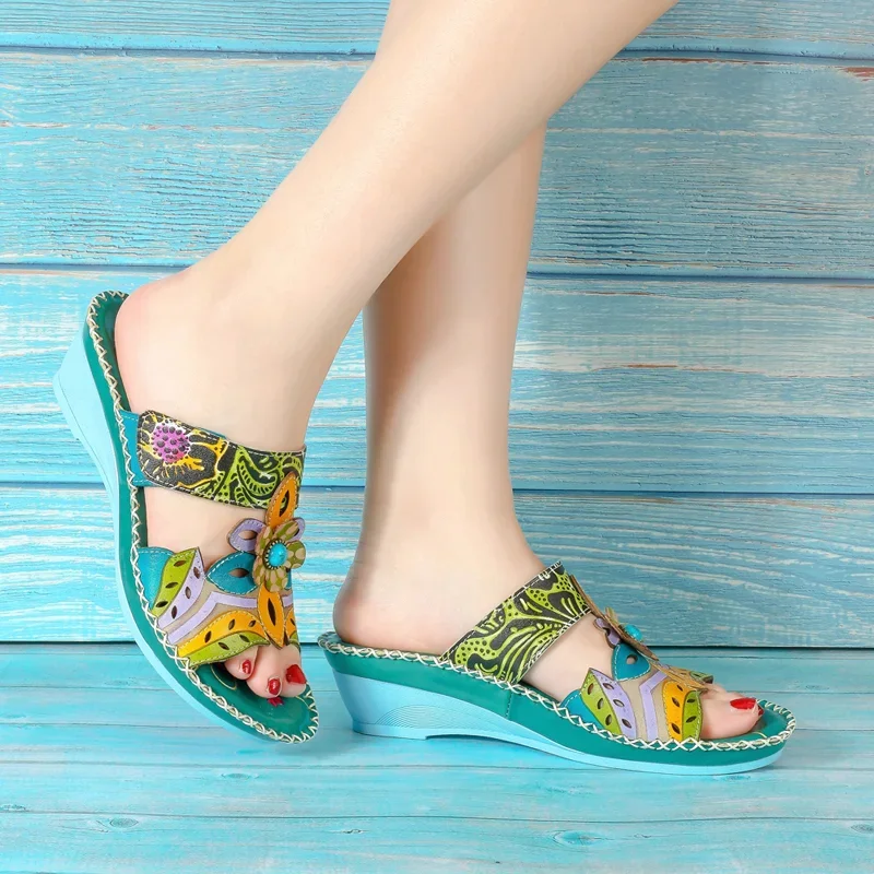 Bohemian fashion non-slip orthopedic sandals