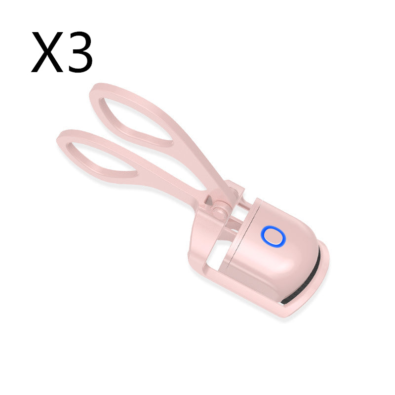 HEATED EYELASH CURLER ELECTRIC TEMPERATURE CONTROL MINI EYELASH CURLER ELECTRIC PORTABLE CHARGING