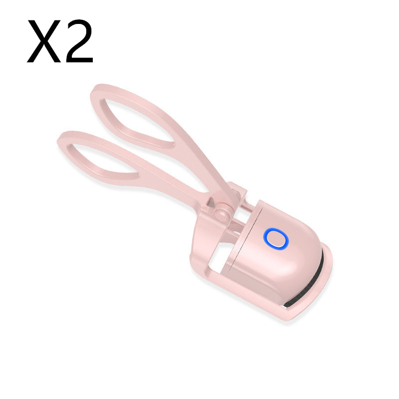 HEATED EYELASH CURLER ELECTRIC TEMPERATURE CONTROL MINI EYELASH CURLER ELECTRIC PORTABLE CHARGING