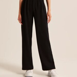 High Waist Tailored Wide Leg Pants