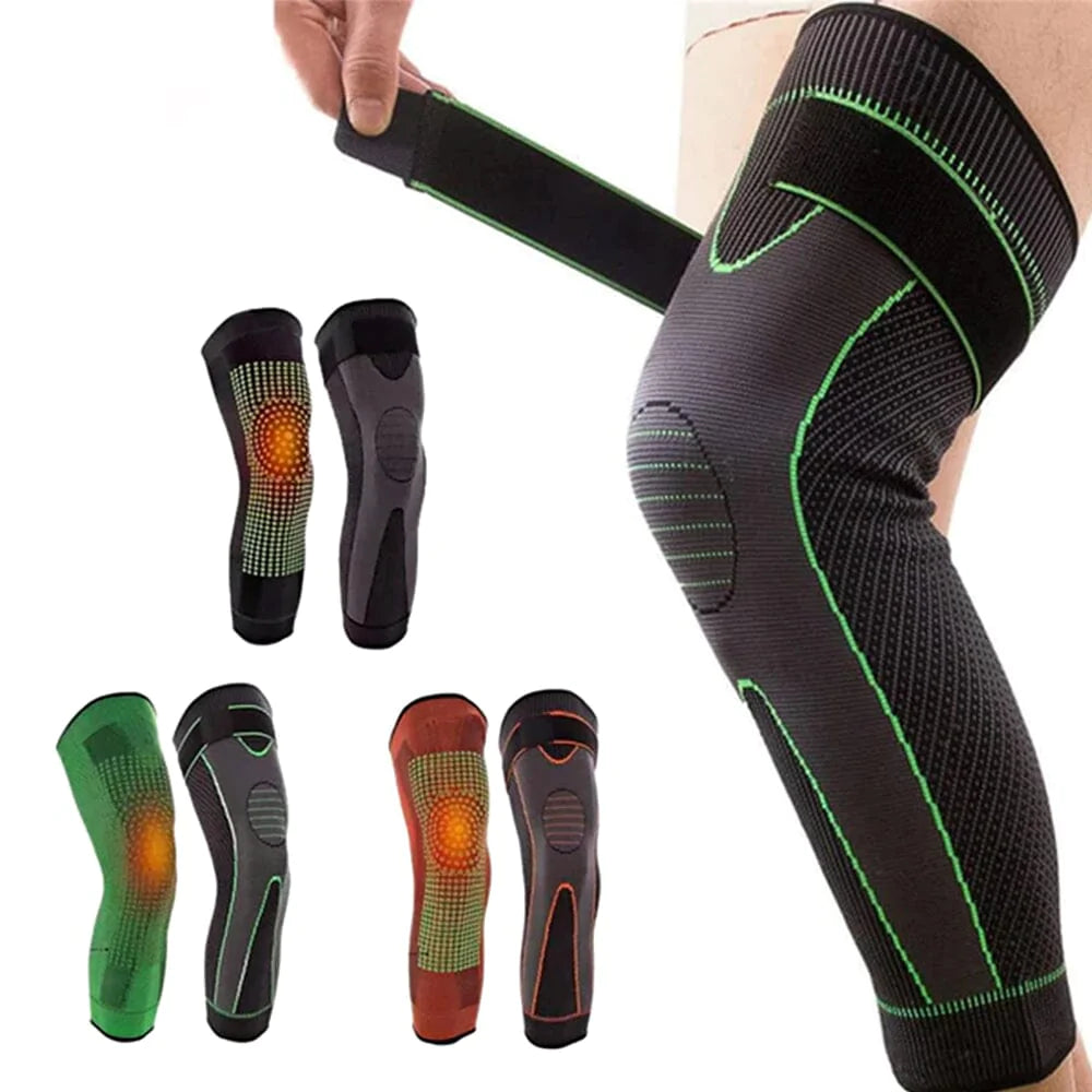 KNEECA Tourmaline Acupressure Selfheating Knee Sleeve - Basple