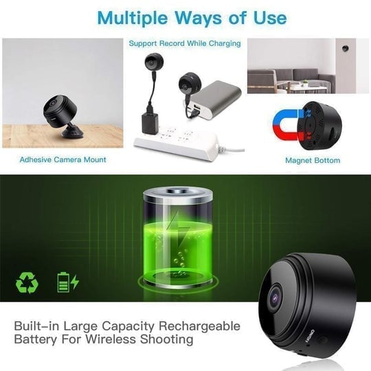 (LAST DAY 48% OFF) Mini 1080p HD Wireless Magnetic Security Camera