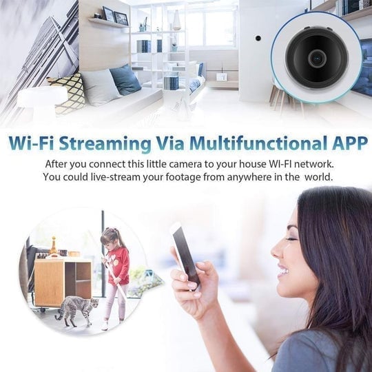 (LAST DAY 48% OFF) Mini 1080p HD Wireless Magnetic Security Camera