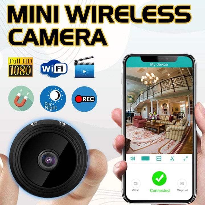 (LAST DAY 48% OFF) Mini 1080p HD Wireless Magnetic Security Camera