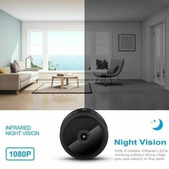 (LAST DAY 48% OFF) Mini 1080p HD Wireless Magnetic Security Camera