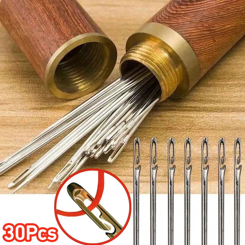 (Last Day Promotion- SAVE 50% OFF)Self Threading Sewing Needles - Buy 2 Get 1 Free Now