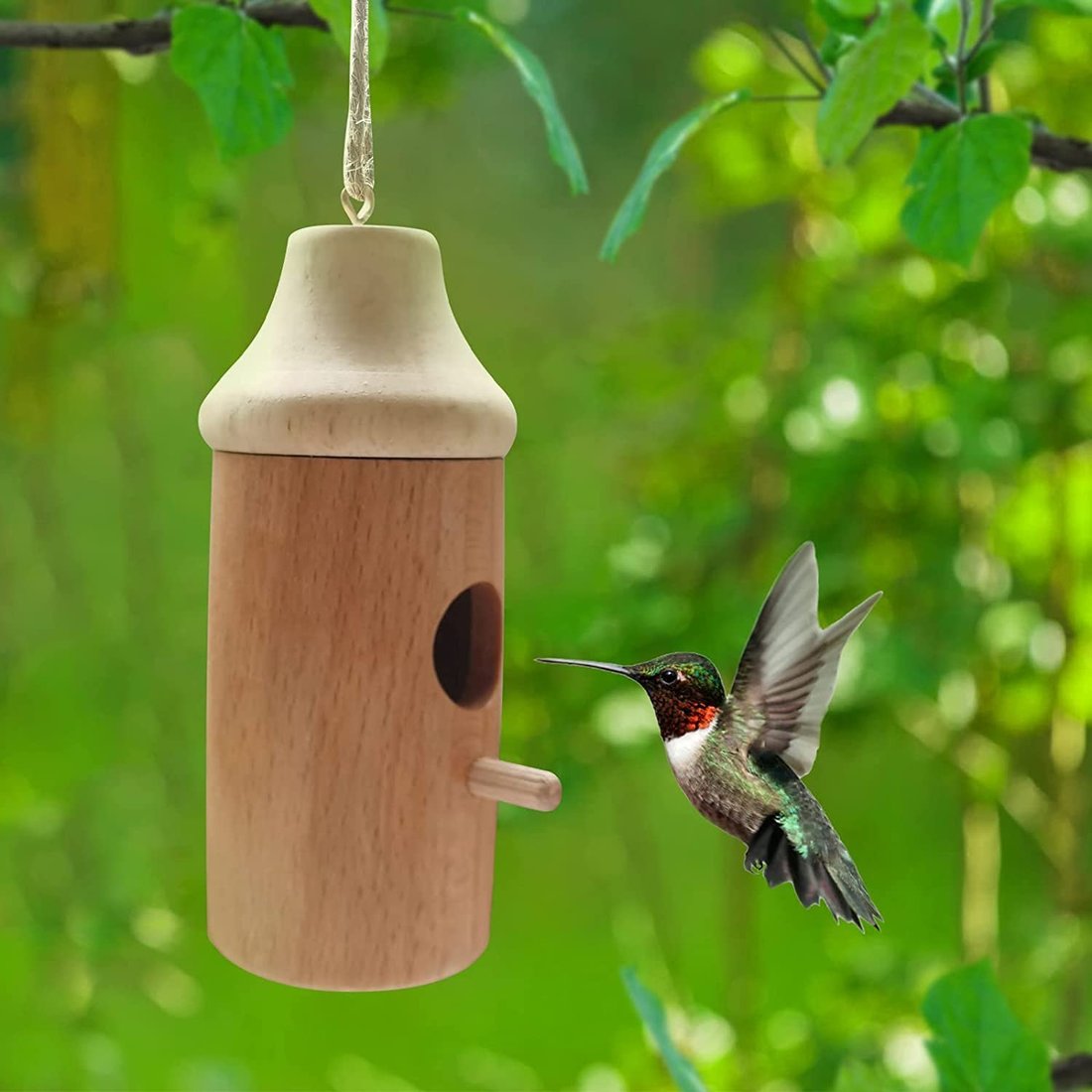 Last Day Sale 70% OFF - Wooden Hummingbird House-Gift for Nature Lovers