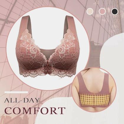 LB FRONT CLOSURE '5D' SHAPING PUSH UP WIRELESS BRA(3 PACK)