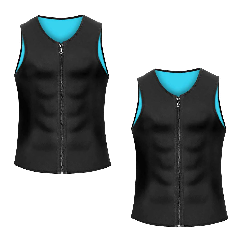 MANSON Gynecomastia Compress Zipper Vest