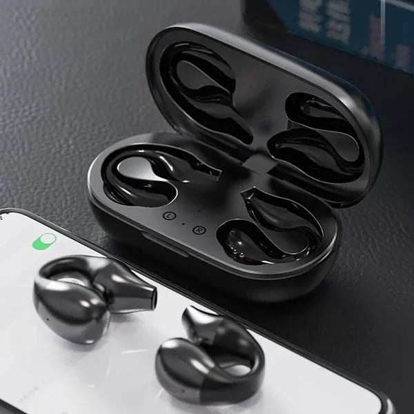 New Year Promotion 60% OFF - Wireless Ear Clip Bone Conduction Headphones