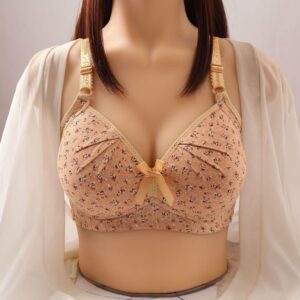 Plus Size Bra Women Underwear Wire Free Comfort Soft Thin Breathable