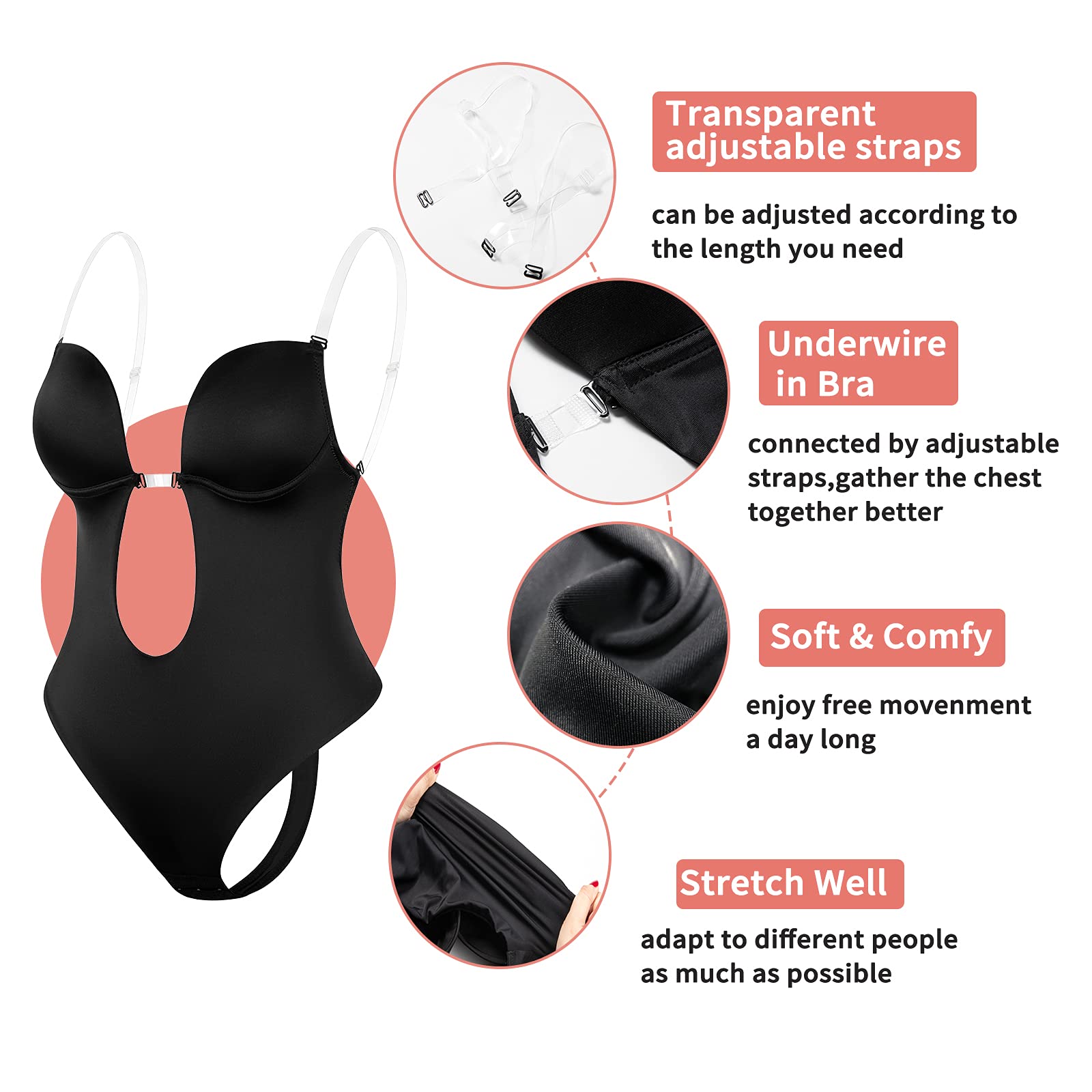 Sale-Cubicbee Backless Body Shapers