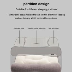 Super Ergonomic Pillow Better Rest Good for Health Excellent Gift