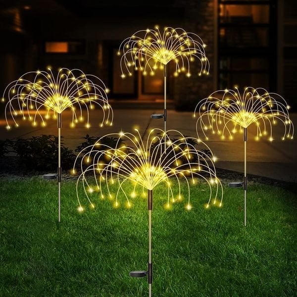 70% OFF Sale Ends In Today - Waterproof Solar Garden Fireworks Lamp