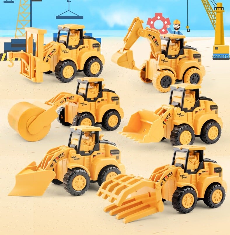 (Children's Day 70% OFF)Press and go engineering car toys - Buy More Save More