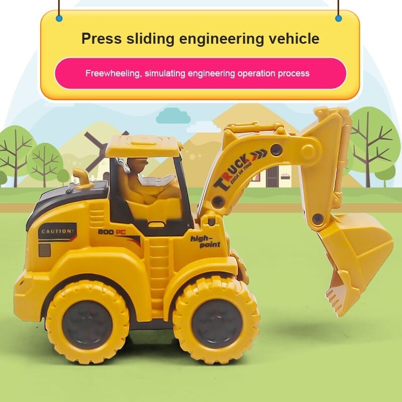 (Children's Day 70% OFF)Press and go engineering car toys - Buy More Save More