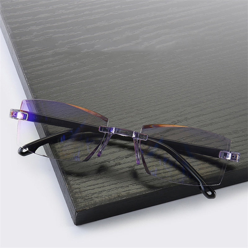 ColorLight - Blue gems high hardness Anti-wear anti blue light intelligent dual focus reading glasses