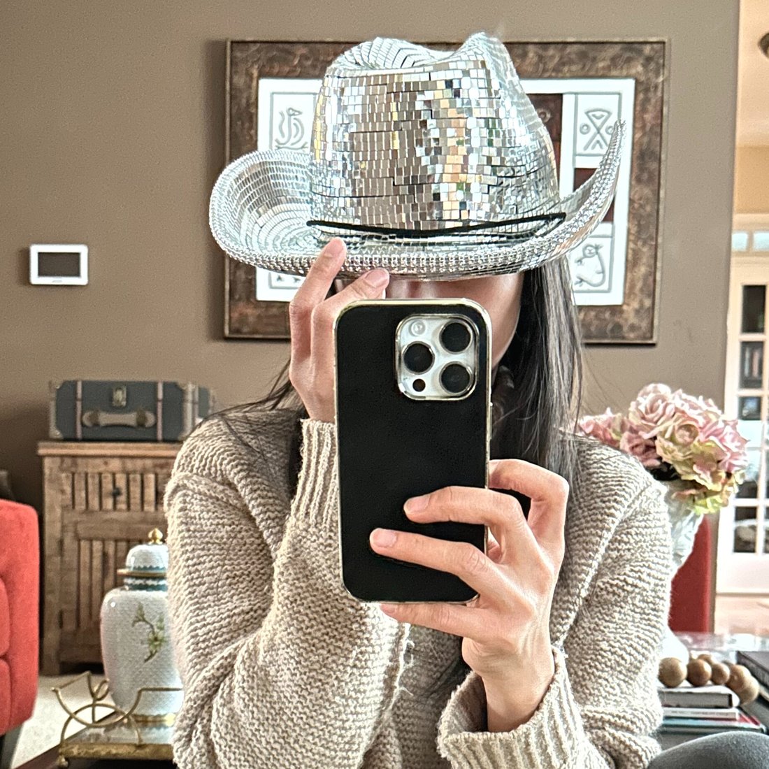 Disco Ball Cowboy Hat