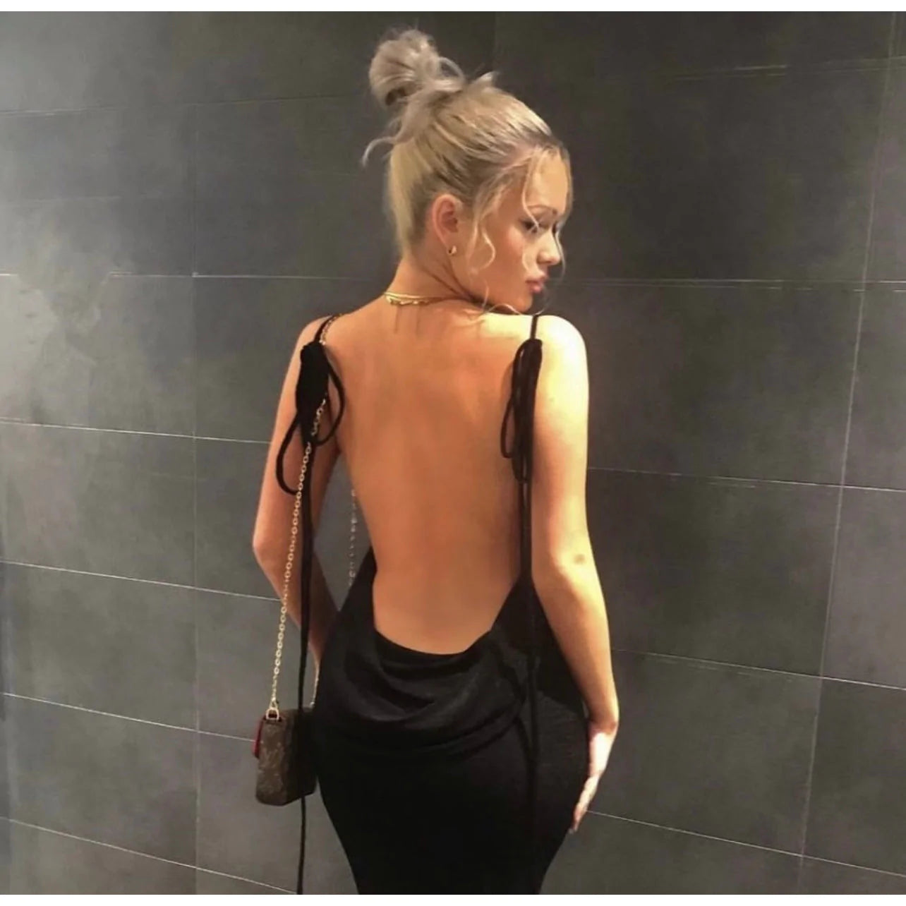 Elizabethxx Backless Maxi Dress