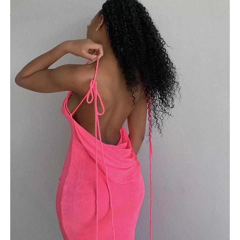 Elizabethxx Backless Maxi Dress