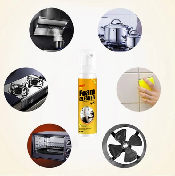 Hot Sale-Buy 5 Get 5 Free - 2023 New Upgraded Home and Car Multifunctional Powerful Foam Cleaning Kit