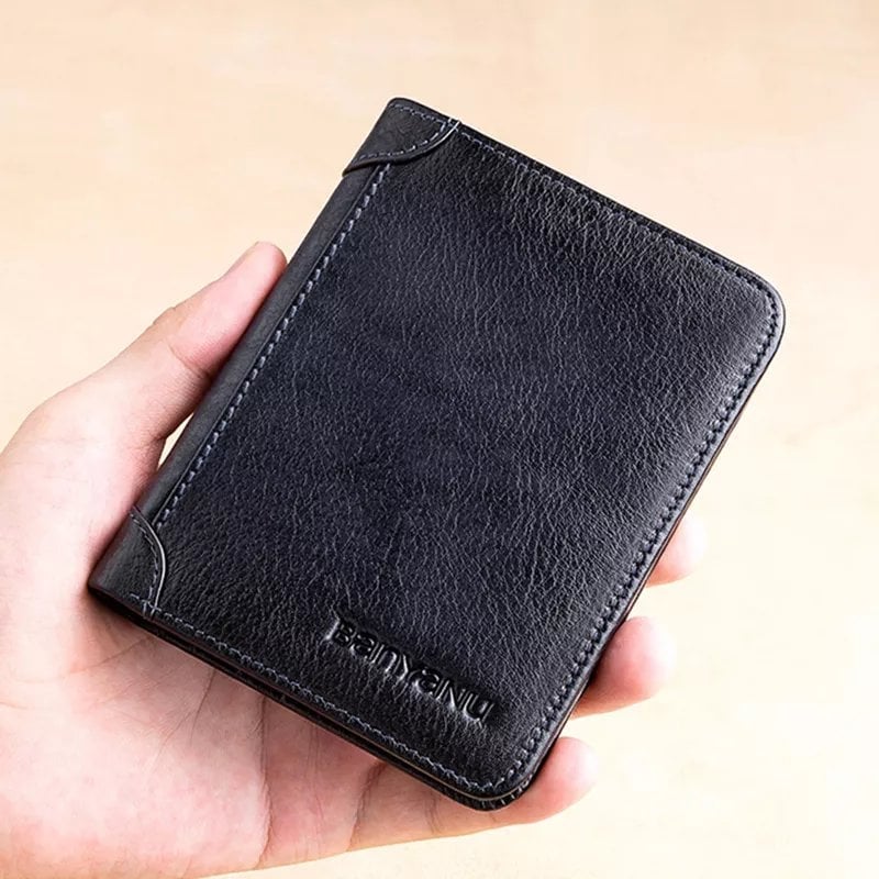 Last Day 49% OFF - Multi-functional RFID Blocking Waterproof Durable Genuine Leather Wallet