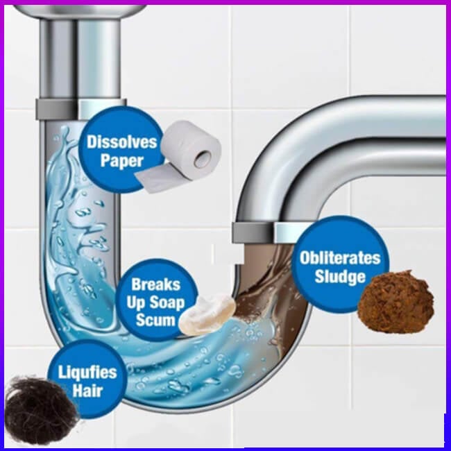 (Last Day 50% OFF) SINK & DRAIN CLEANER - Buy 2 Get 1 Free