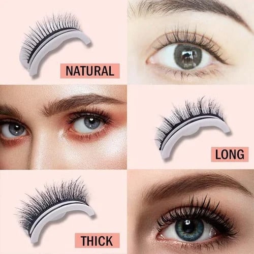 LAST DAY 70% OFF - REUSABLE ADHESIVE EYELASHES