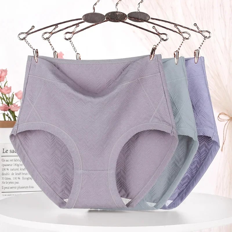 (Last Day Promotion- SAVE 75% OFF) Ladies Pure Cotton Antibacterial Hygroscopic Underwear