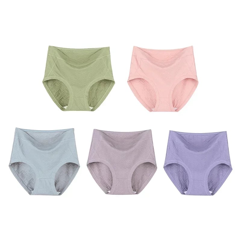 (Last Day Promotion- SAVE 75% OFF) Ladies Pure Cotton Antibacterial Hygroscopic Underwear