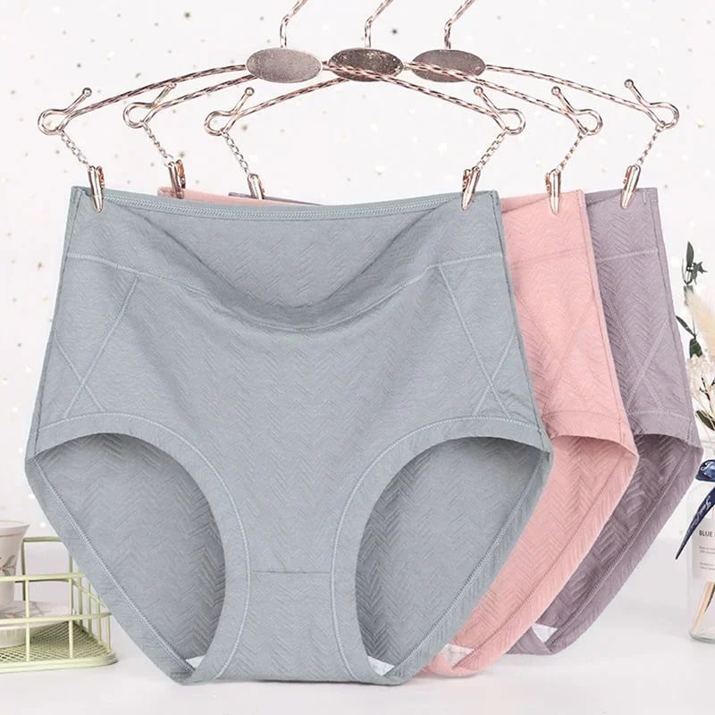 (Last Day Promotion- SAVE 75% OFF) Ladies Pure Cotton Antibacterial Hygroscopic Underwear