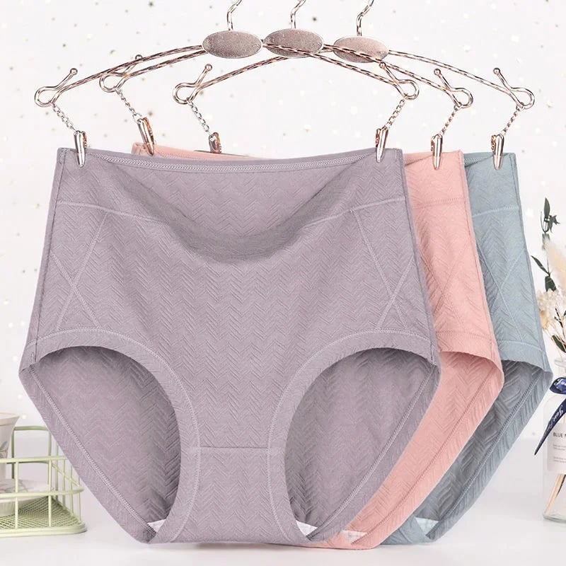 (Last Day Promotion- SAVE 75% OFF) Ladies Pure Cotton Antibacterial Hygroscopic Underwear