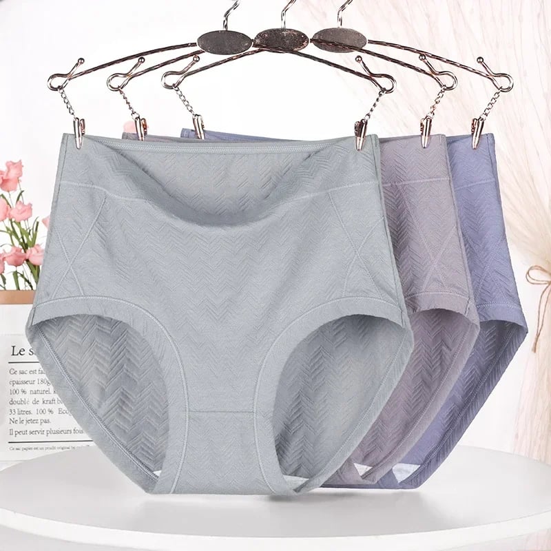 (Last Day Promotion- SAVE 75% OFF) Ladies Pure Cotton Antibacterial Hygroscopic Underwear