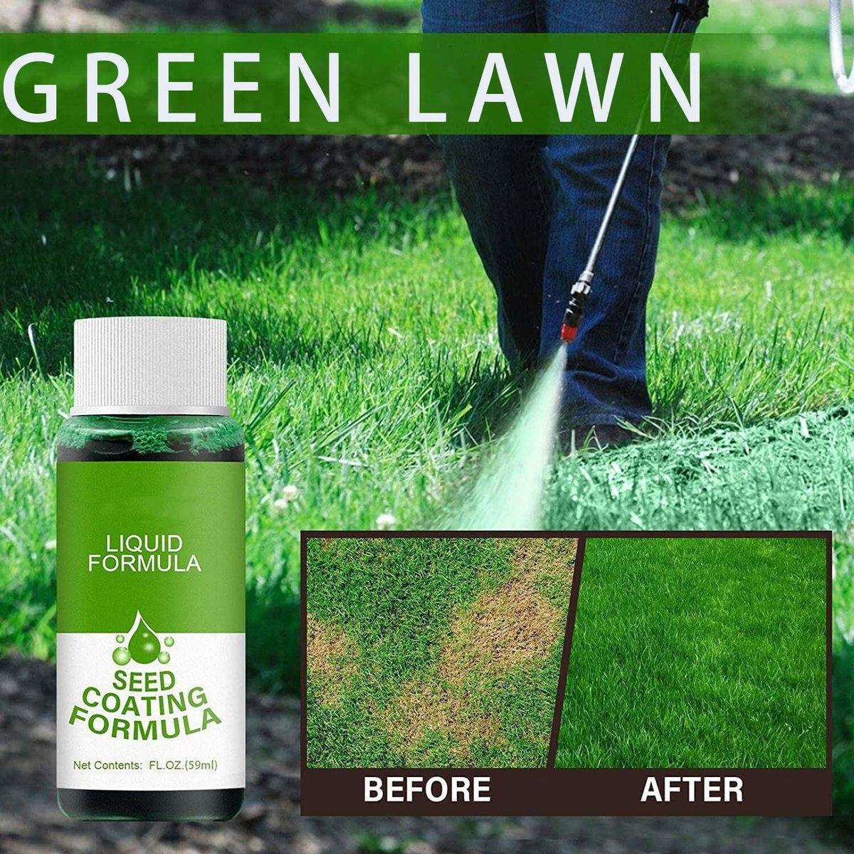 Last Day Save 30% 0FF - Hot Sale Green Grass Lawn Spray