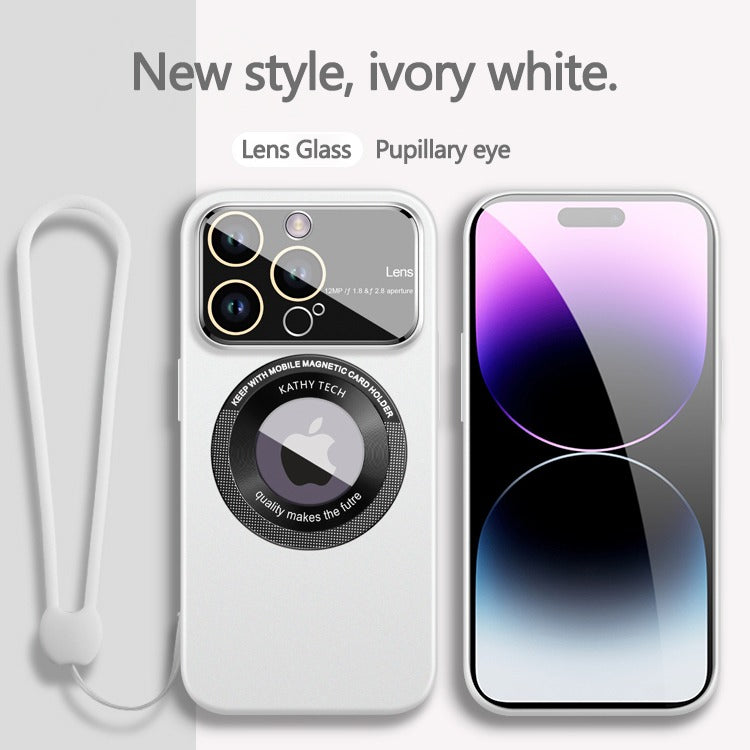 Luxury Magnetic Lens Protection Magsafe iPhone Case