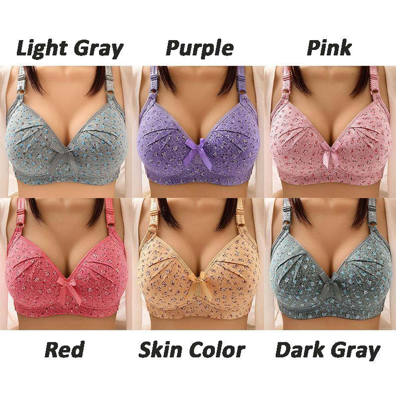 Plus Size Soft Comfort Bra Wire Free (3pcs--Last day 60% OFF)