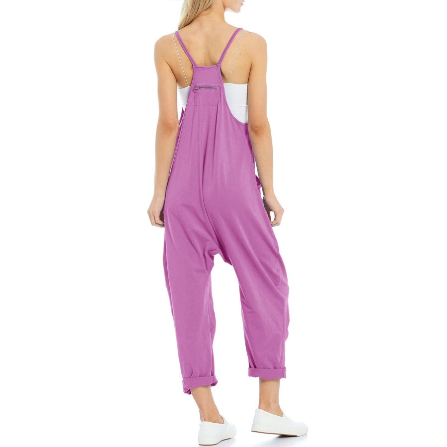 Womens Casual Wide-Leg Jumpsuit