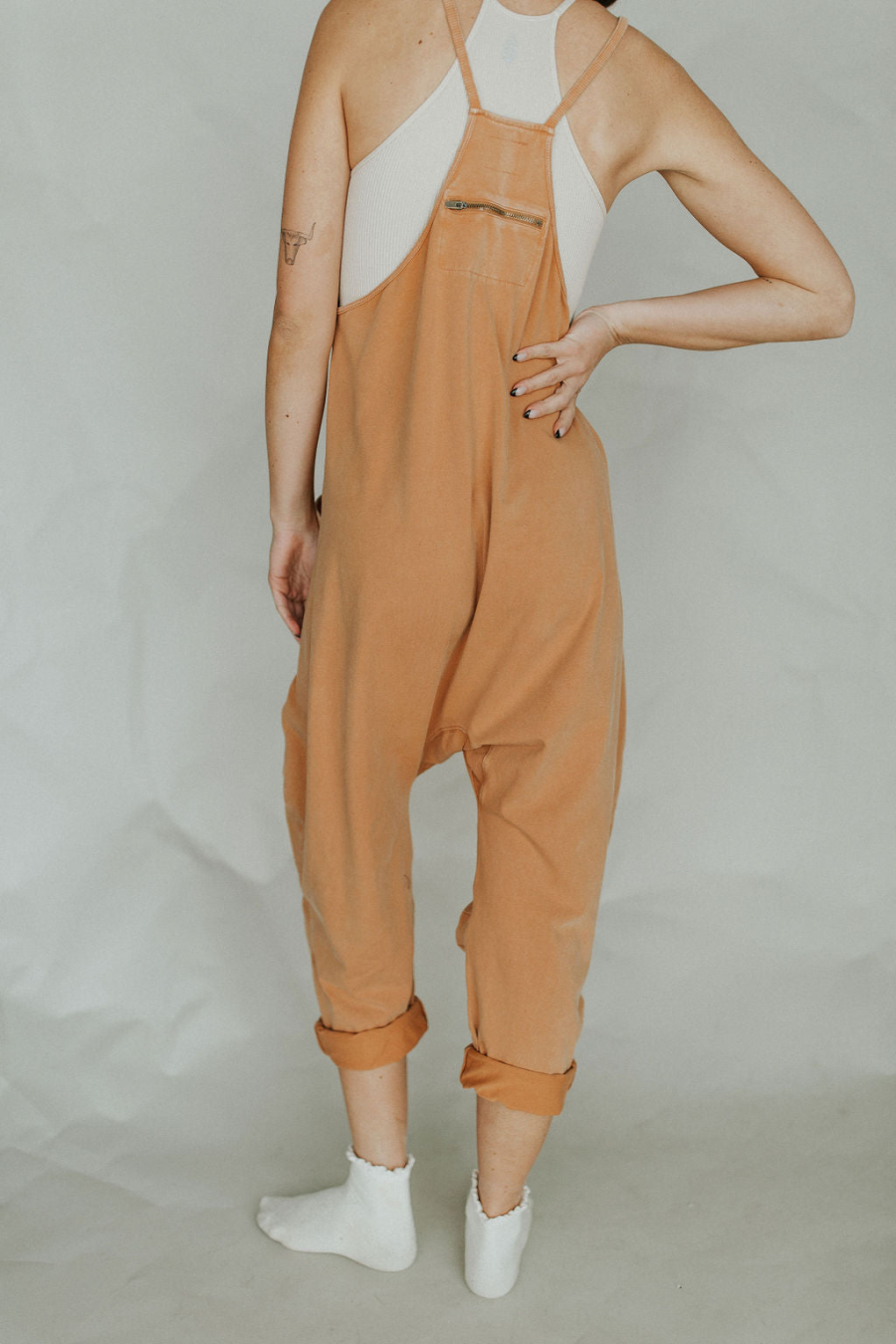 Womens Casual Wide-Leg Jumpsuit