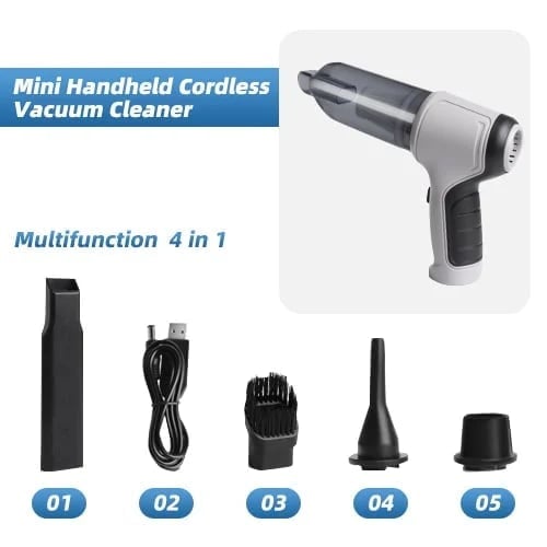 120W Super Power Wireless Handheld Car Vacuum Cleaner