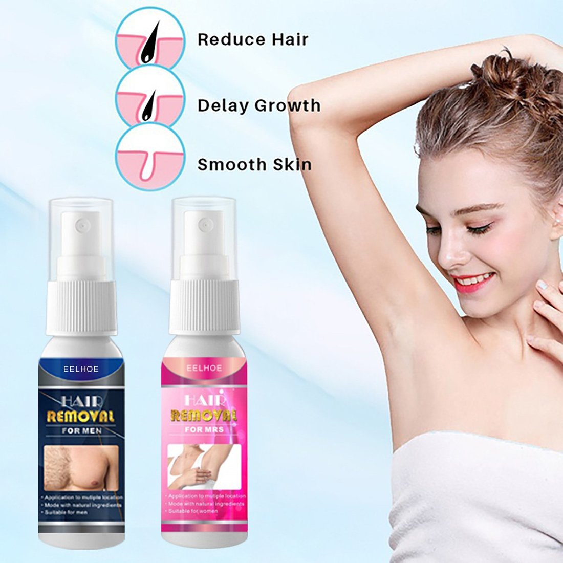 2023 New Sobeeriond Semi-permanent Hair Removal Spray