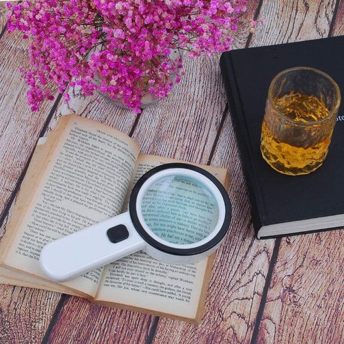 20X Optical Magnifying Glass With LED Light – Senior Gift