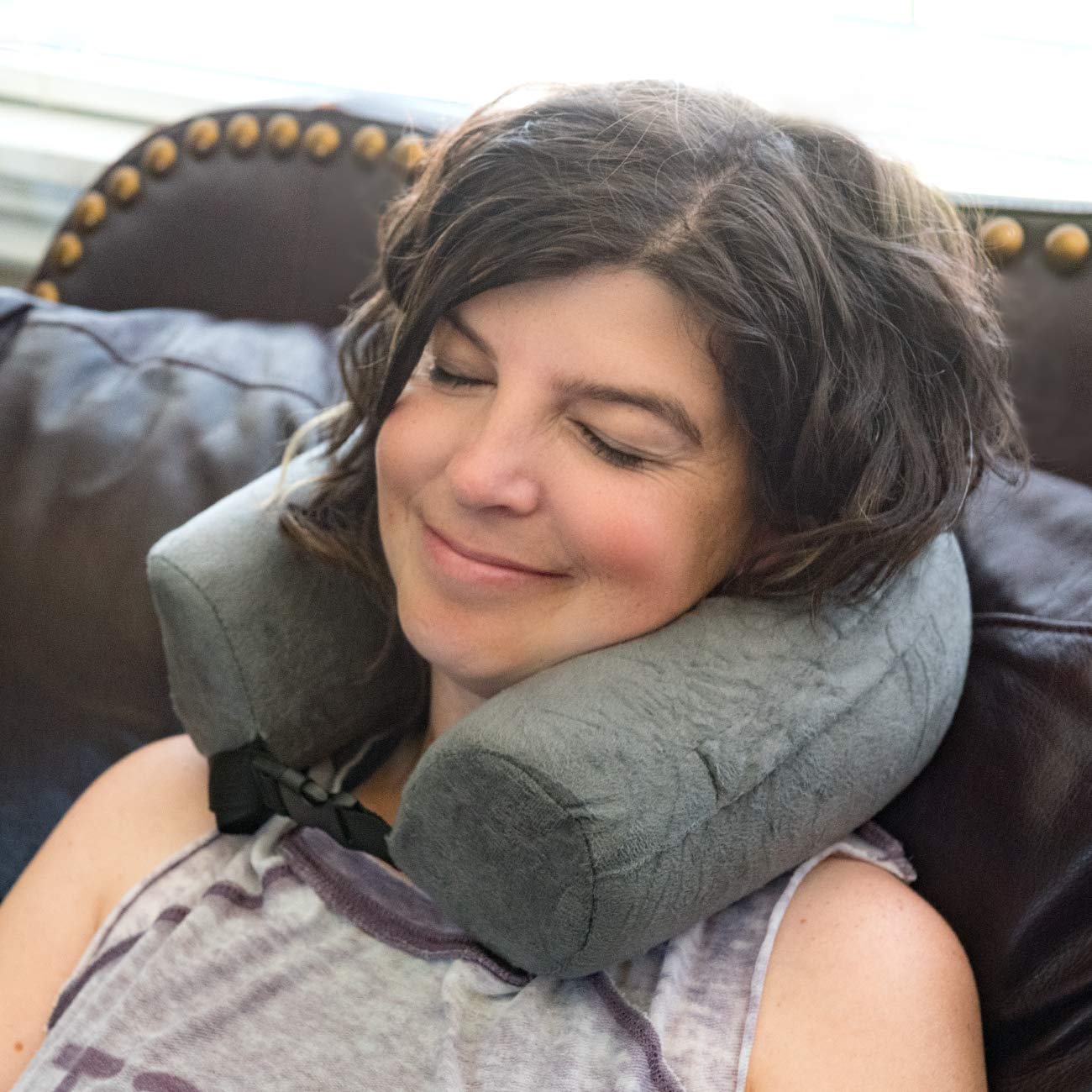 Bendable Memory Foam Travel Pillow