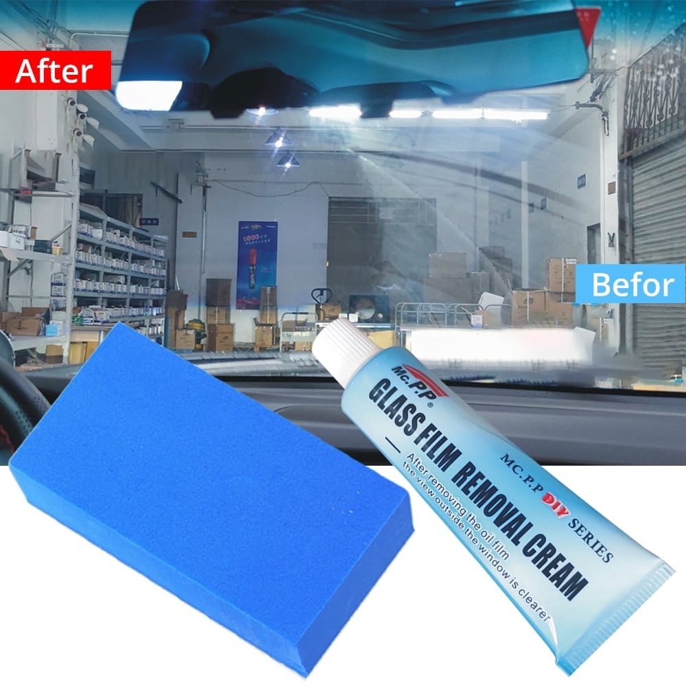 BIG SALE - Car Glass Oil Film Cleaner - Safety and Long-term Protection