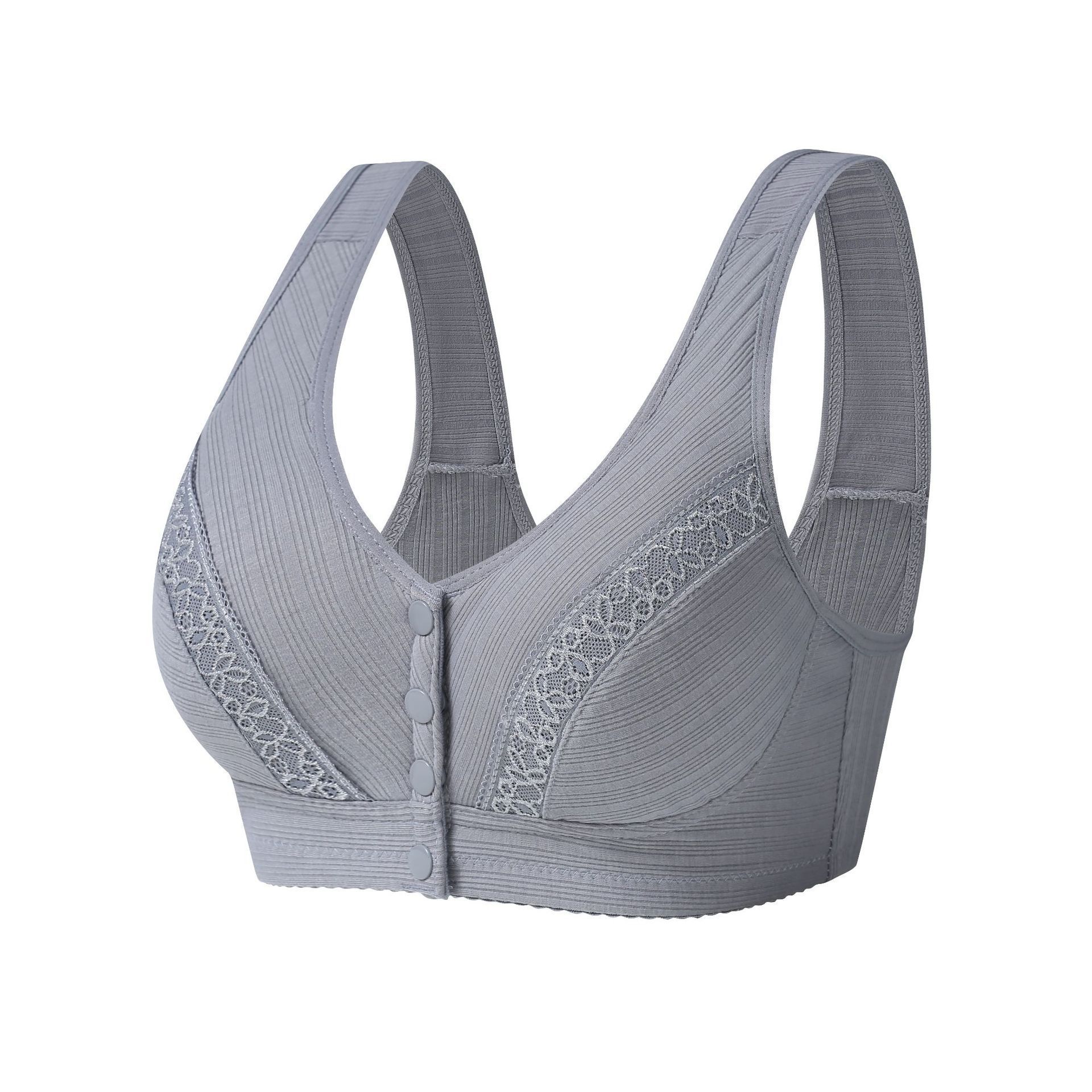 BUY 2 GET1 FREE - 2023 Front Button Breathable Skin-Friendly Cotton Bra