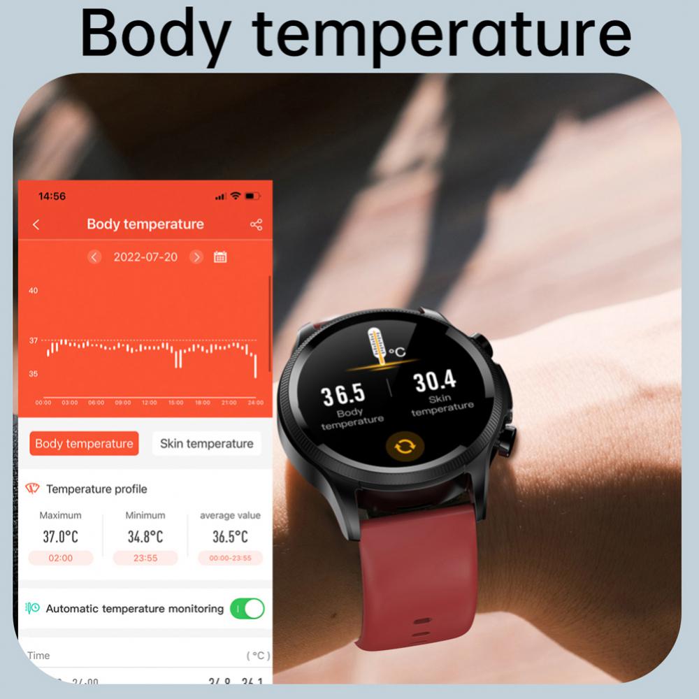 Libiyi Non-invasive Blood Glucose Test Smartwatch (Only For Reference, Cannot Replace Actual Medical Test Kits)