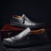 Hot Sale 70% OFF  - Mens Side Zipper Casual Comfy Leather Slip On Loafers
