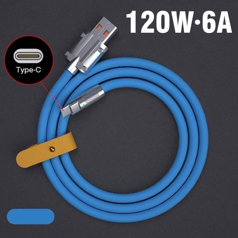 iPhone/Type-C/Micro-USB/PD Anti-Break Fast Charge Data Cables