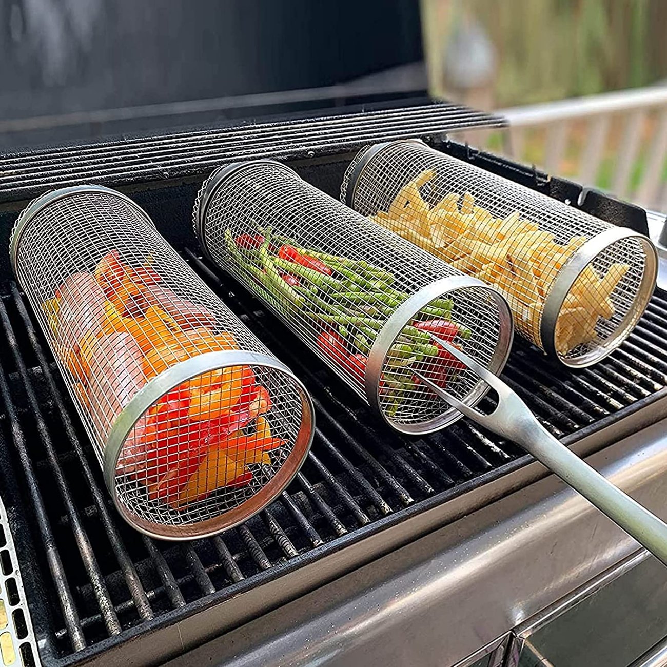 Eniascthus | Last Day 49% OFF - Rolling Grilling Basket